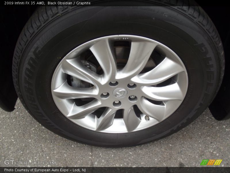 Black Obsidian / Graphite 2009 Infiniti FX 35 AWD