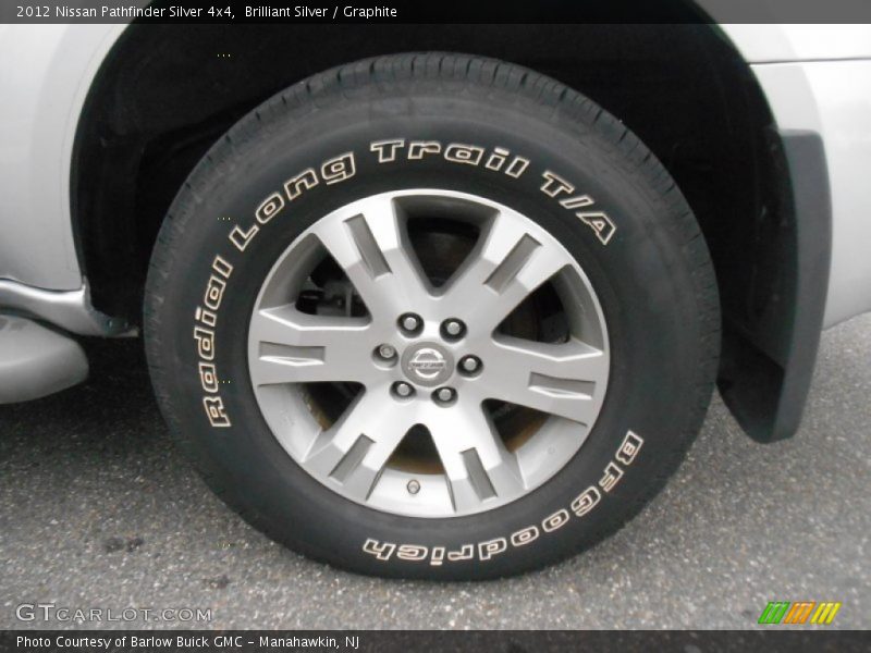 Brilliant Silver / Graphite 2012 Nissan Pathfinder Silver 4x4