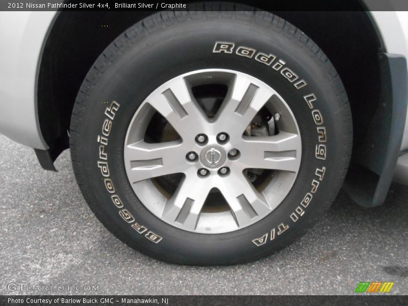 Brilliant Silver / Graphite 2012 Nissan Pathfinder Silver 4x4