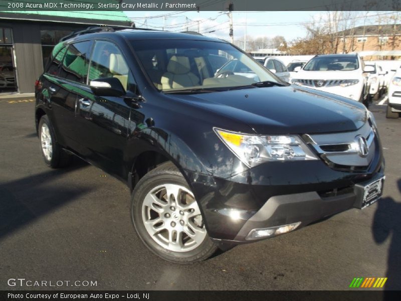 Sterling Gray Metallic / Parchment 2008 Acura MDX Technology