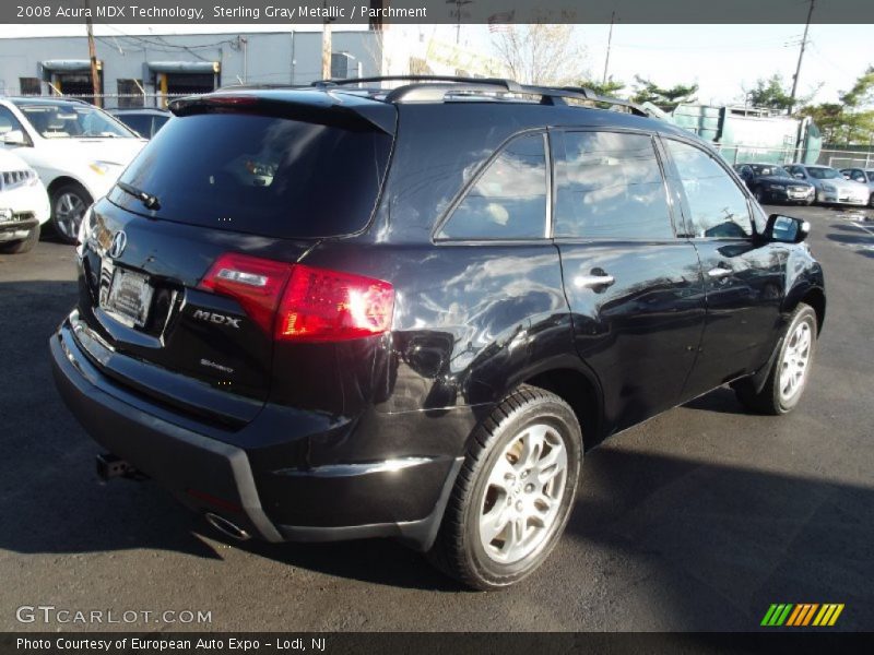 Sterling Gray Metallic / Parchment 2008 Acura MDX Technology