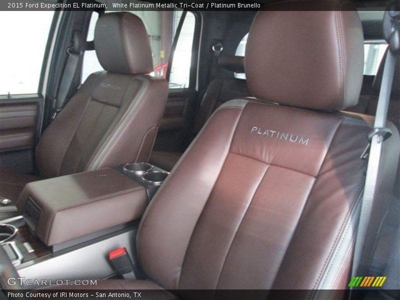 Front Seat of 2015 Expedition EL Platinum
