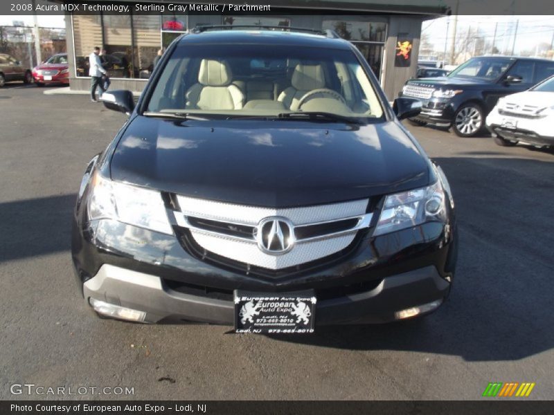 Sterling Gray Metallic / Parchment 2008 Acura MDX Technology