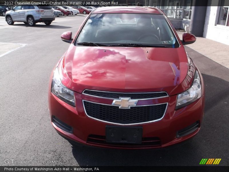 Crystal Red Metallic / Jet Black/Sport Red 2012 Chevrolet Cruze LT