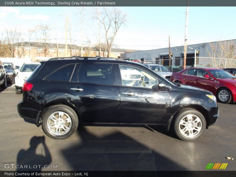 Sterling Gray Metallic / Parchment 2008 Acura MDX Technology