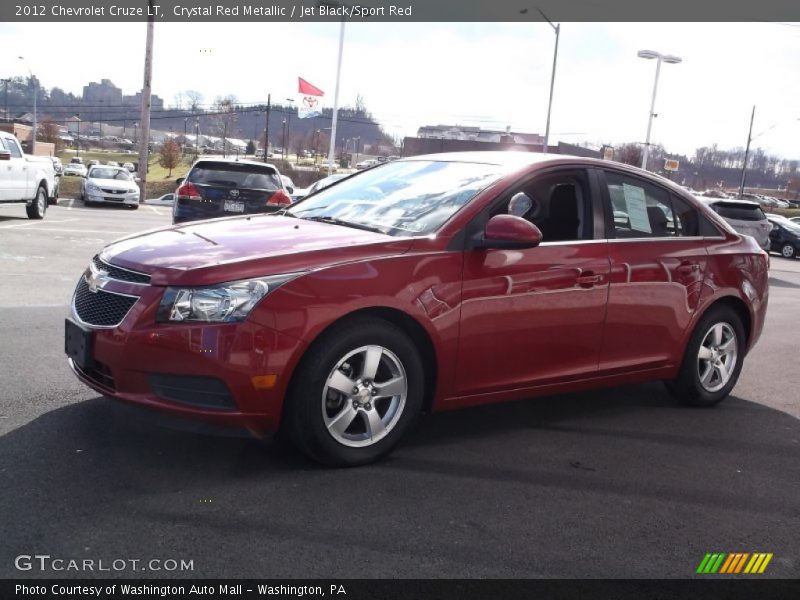Crystal Red Metallic / Jet Black/Sport Red 2012 Chevrolet Cruze LT