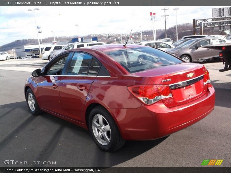 Crystal Red Metallic / Jet Black/Sport Red 2012 Chevrolet Cruze LT