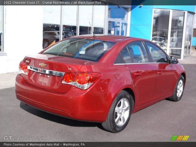 Crystal Red Metallic / Jet Black/Sport Red 2012 Chevrolet Cruze LT