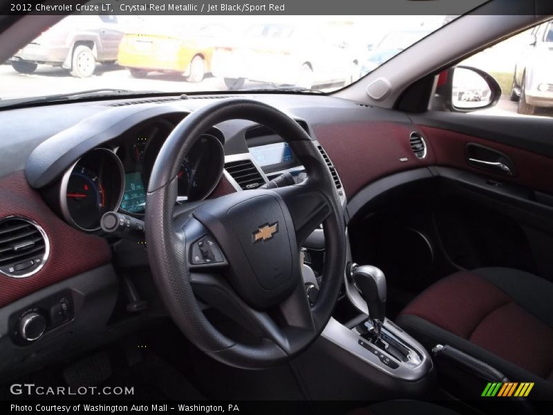 Crystal Red Metallic / Jet Black/Sport Red 2012 Chevrolet Cruze LT