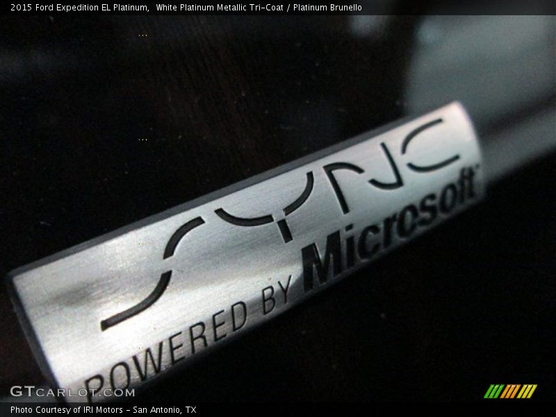 White Platinum Metallic Tri-Coat / Platinum Brunello 2015 Ford Expedition EL Platinum