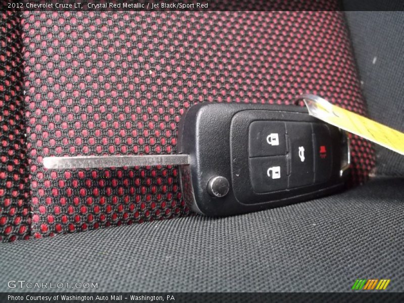 Crystal Red Metallic / Jet Black/Sport Red 2012 Chevrolet Cruze LT