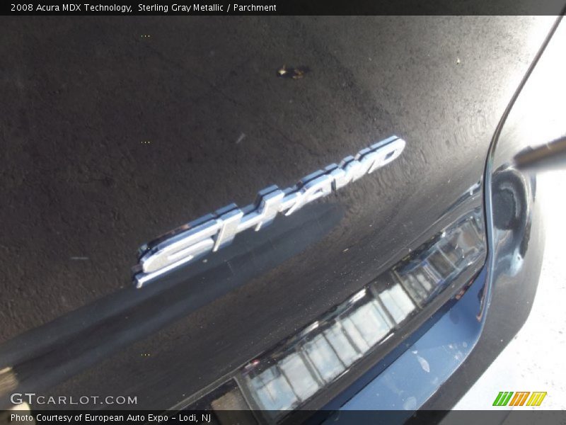 Sterling Gray Metallic / Parchment 2008 Acura MDX Technology