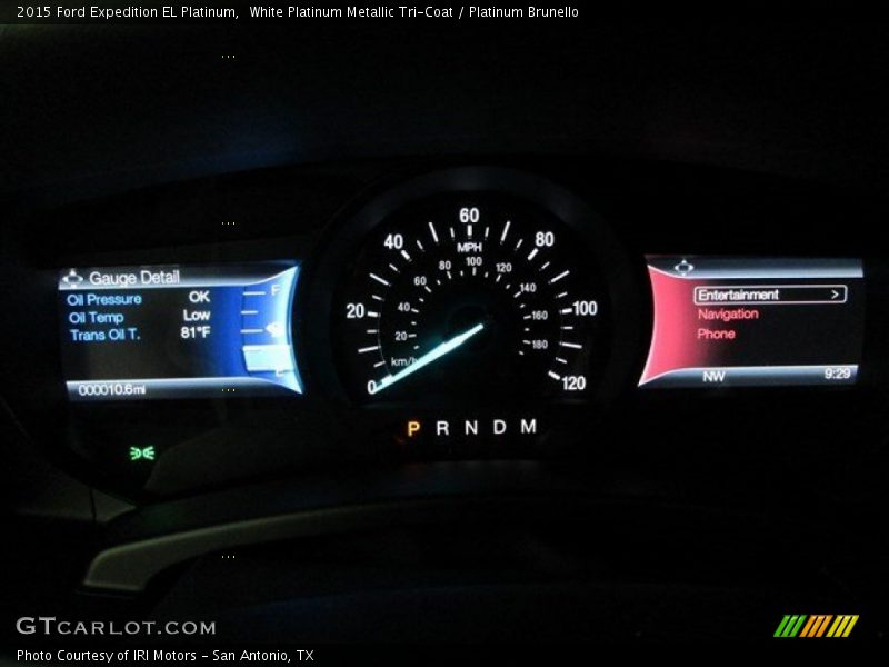 White Platinum Metallic Tri-Coat / Platinum Brunello 2015 Ford Expedition EL Platinum