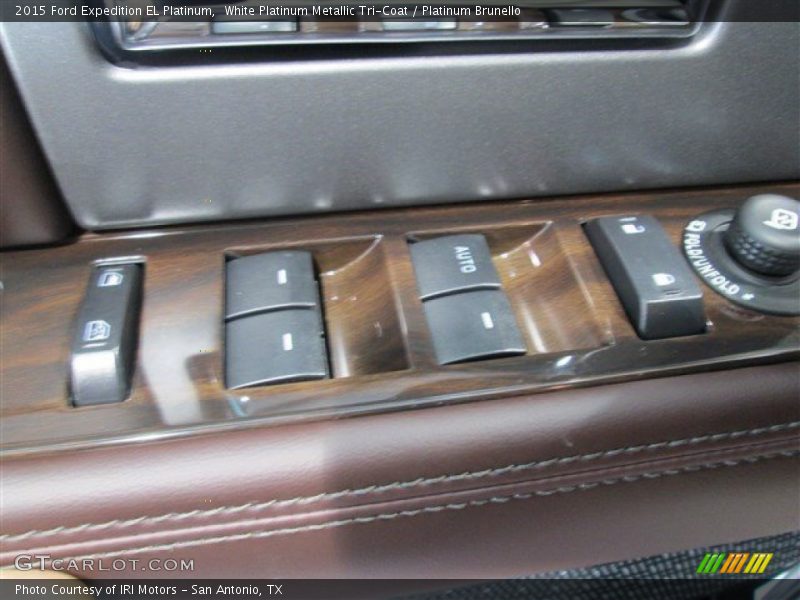 White Platinum Metallic Tri-Coat / Platinum Brunello 2015 Ford Expedition EL Platinum