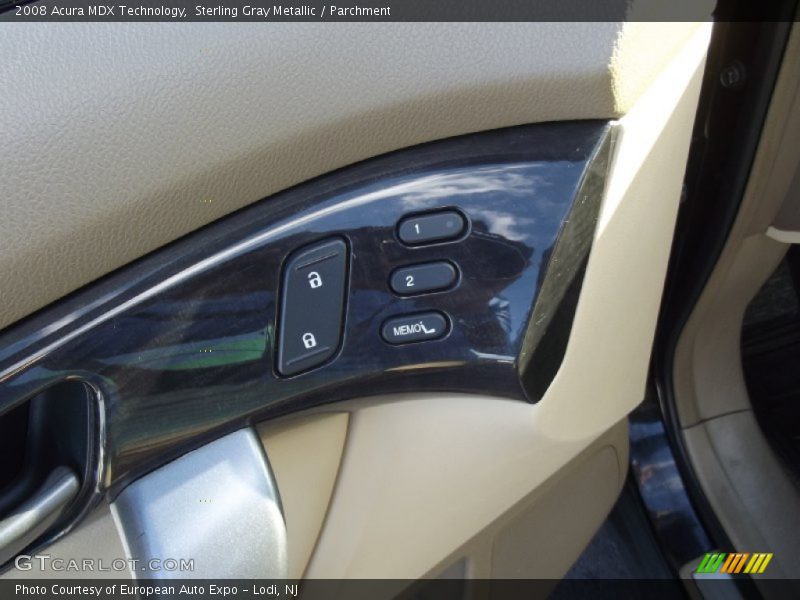 Sterling Gray Metallic / Parchment 2008 Acura MDX Technology