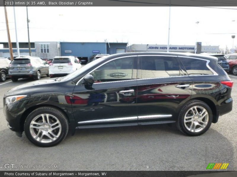 Black Obsidian / Graphite 2013 Infiniti JX 35 AWD