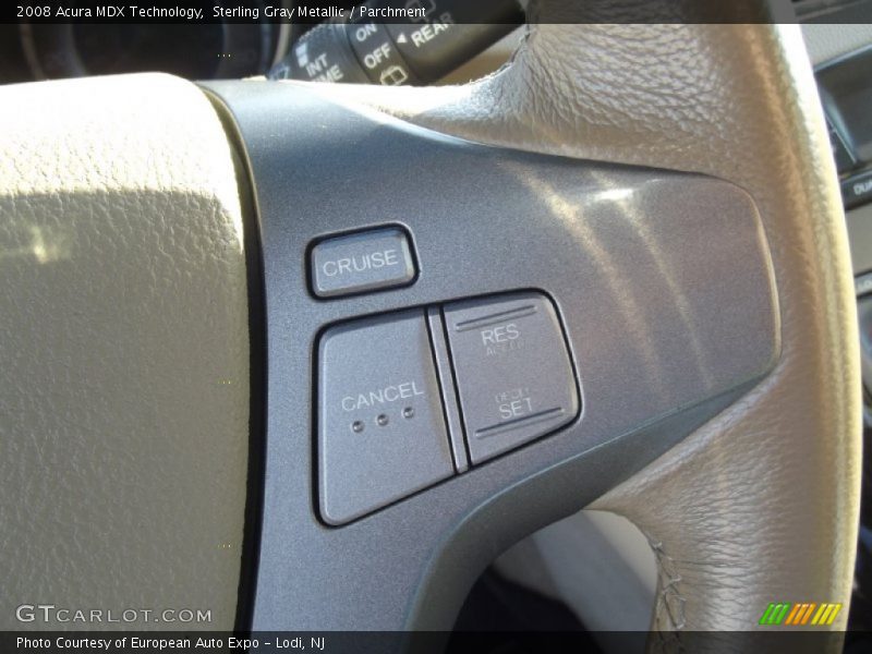 Sterling Gray Metallic / Parchment 2008 Acura MDX Technology
