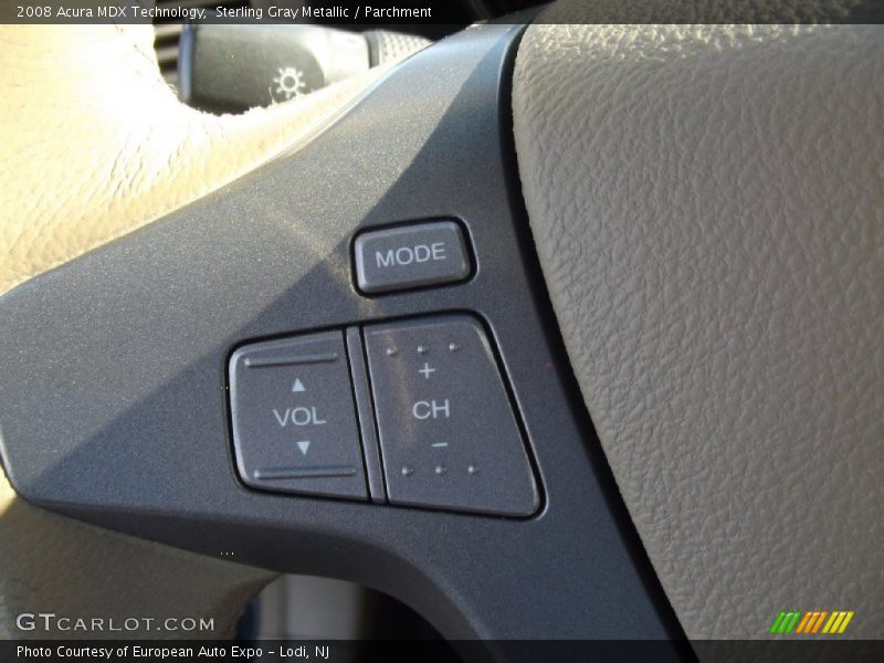 Sterling Gray Metallic / Parchment 2008 Acura MDX Technology
