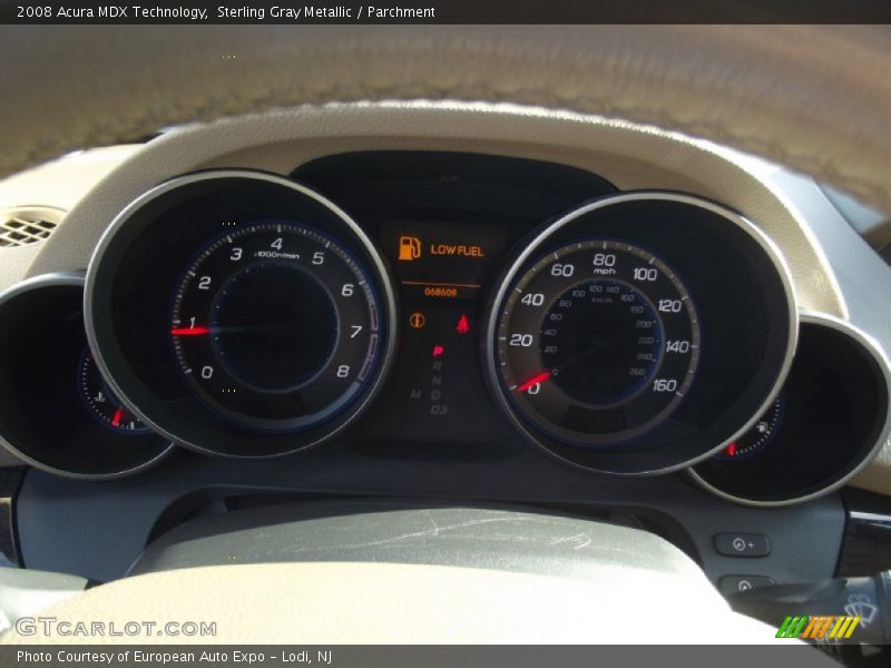 Sterling Gray Metallic / Parchment 2008 Acura MDX Technology