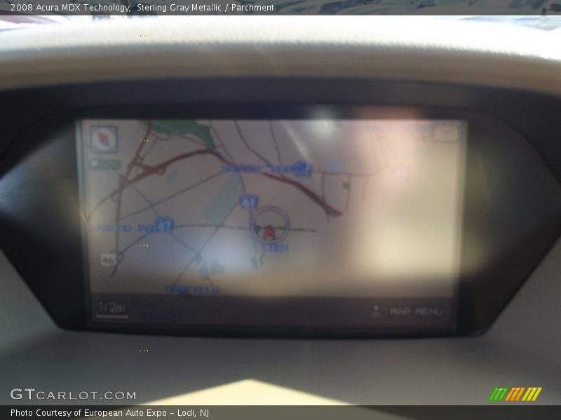 Sterling Gray Metallic / Parchment 2008 Acura MDX Technology
