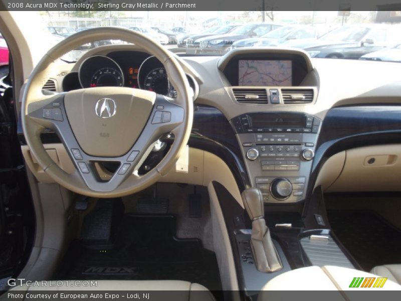 Sterling Gray Metallic / Parchment 2008 Acura MDX Technology