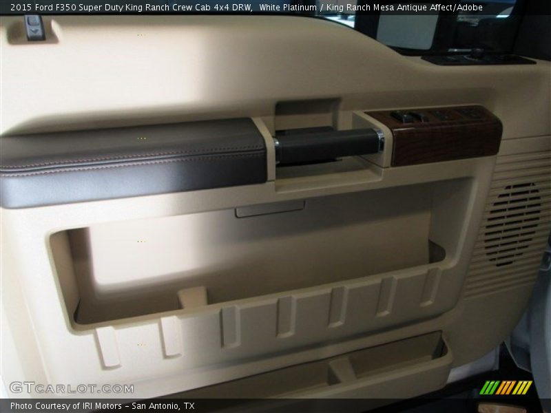 White Platinum / King Ranch Mesa Antique Affect/Adobe 2015 Ford F350 Super Duty King Ranch Crew Cab 4x4 DRW