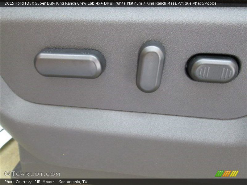 White Platinum / King Ranch Mesa Antique Affect/Adobe 2015 Ford F350 Super Duty King Ranch Crew Cab 4x4 DRW