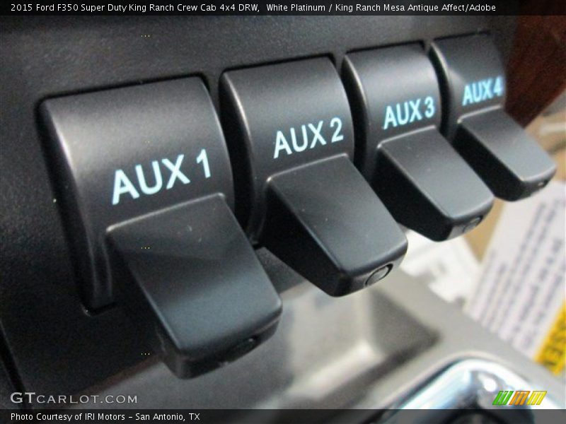 White Platinum / King Ranch Mesa Antique Affect/Adobe 2015 Ford F350 Super Duty King Ranch Crew Cab 4x4 DRW