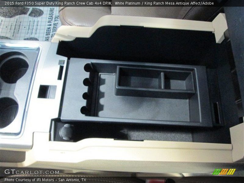 White Platinum / King Ranch Mesa Antique Affect/Adobe 2015 Ford F350 Super Duty King Ranch Crew Cab 4x4 DRW