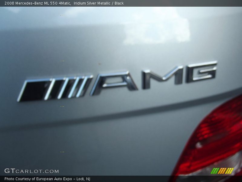 Iridium Silver Metallic / Black 2008 Mercedes-Benz ML 550 4Matic