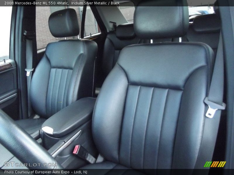 Iridium Silver Metallic / Black 2008 Mercedes-Benz ML 550 4Matic