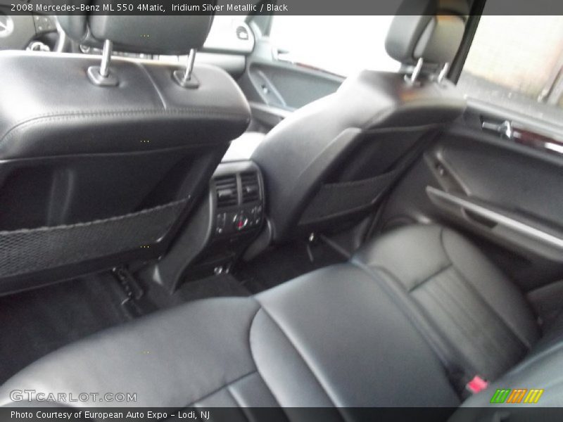 Iridium Silver Metallic / Black 2008 Mercedes-Benz ML 550 4Matic