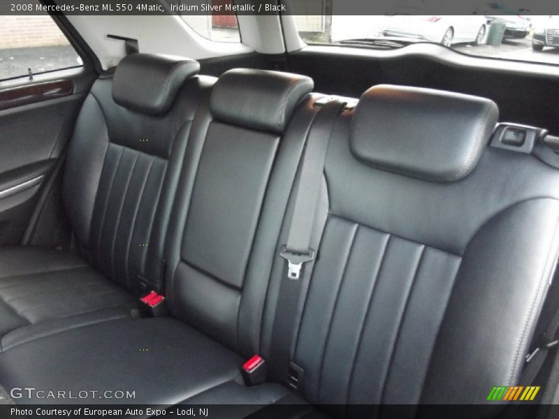 Iridium Silver Metallic / Black 2008 Mercedes-Benz ML 550 4Matic