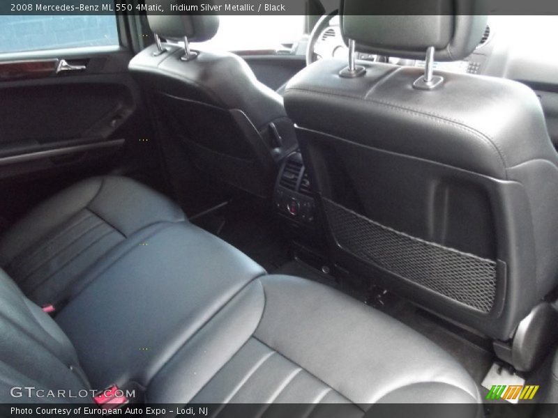 Iridium Silver Metallic / Black 2008 Mercedes-Benz ML 550 4Matic