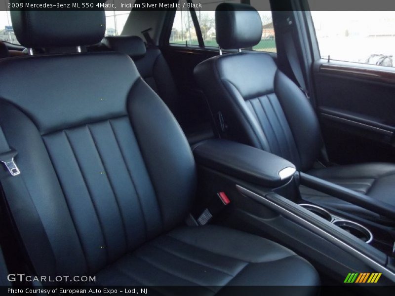 Iridium Silver Metallic / Black 2008 Mercedes-Benz ML 550 4Matic