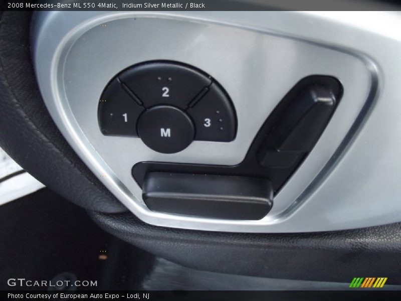 Iridium Silver Metallic / Black 2008 Mercedes-Benz ML 550 4Matic