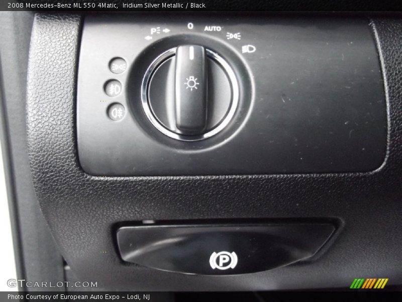 Iridium Silver Metallic / Black 2008 Mercedes-Benz ML 550 4Matic