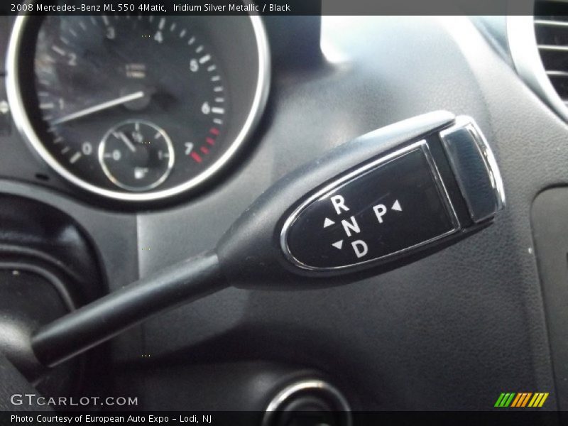 Iridium Silver Metallic / Black 2008 Mercedes-Benz ML 550 4Matic