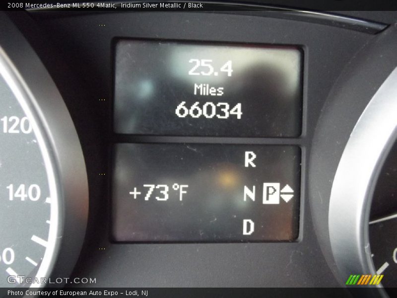 Iridium Silver Metallic / Black 2008 Mercedes-Benz ML 550 4Matic