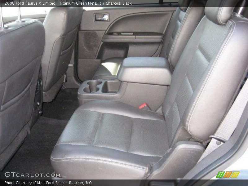 Titanium Green Metallic / Charcoal Black 2008 Ford Taurus X Limited