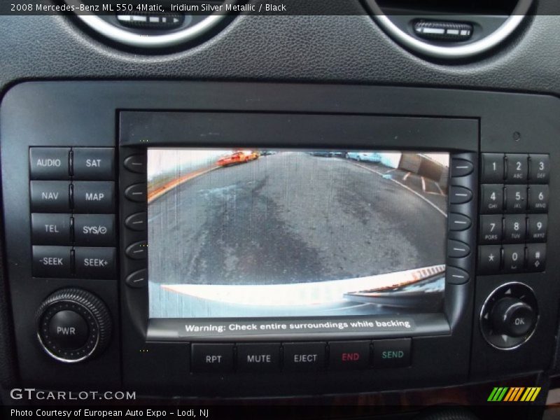 Iridium Silver Metallic / Black 2008 Mercedes-Benz ML 550 4Matic