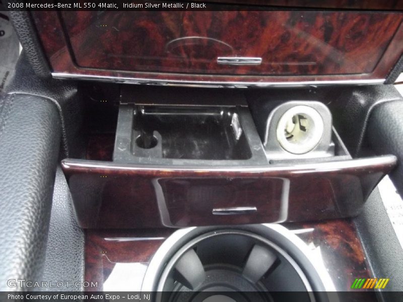 Iridium Silver Metallic / Black 2008 Mercedes-Benz ML 550 4Matic