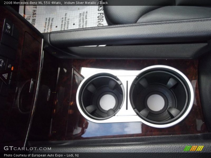 Iridium Silver Metallic / Black 2008 Mercedes-Benz ML 550 4Matic