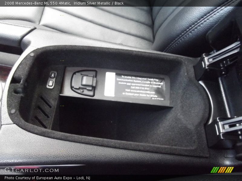 Iridium Silver Metallic / Black 2008 Mercedes-Benz ML 550 4Matic