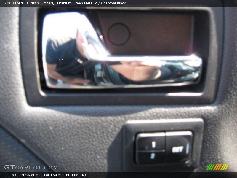Titanium Green Metallic / Charcoal Black 2008 Ford Taurus X Limited
