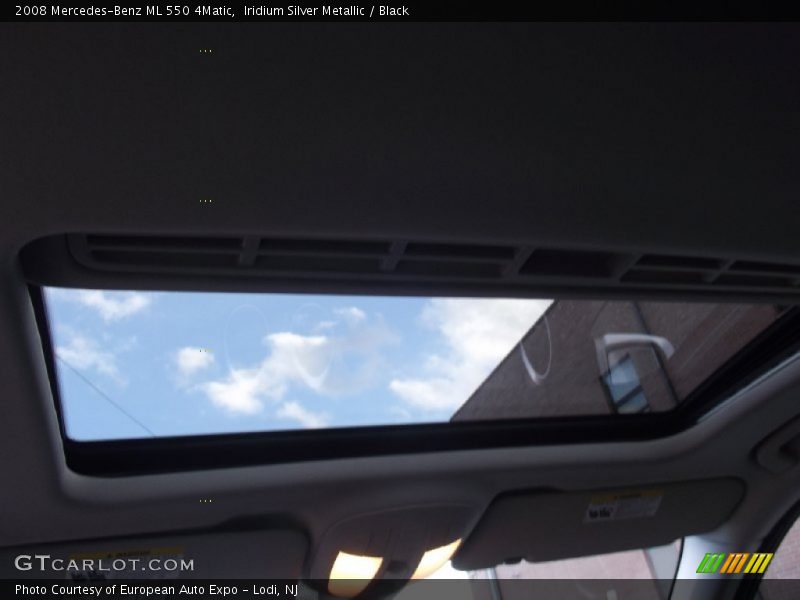 Iridium Silver Metallic / Black 2008 Mercedes-Benz ML 550 4Matic