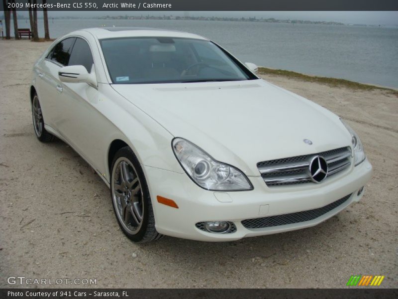 Arctic White / Cashmere 2009 Mercedes-Benz CLS 550