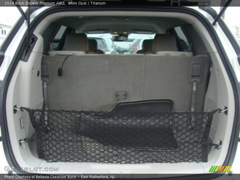 White Opal / Titanium 2014 Buick Enclave Premium AWD