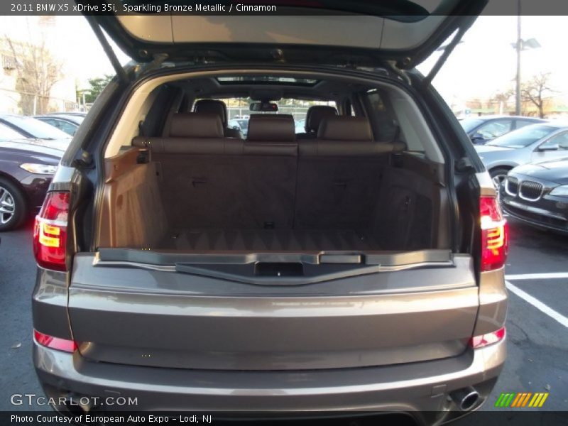Sparkling Bronze Metallic / Cinnamon 2011 BMW X5 xDrive 35i