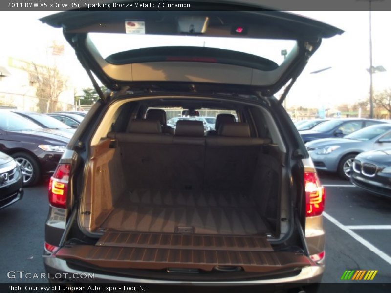 Sparkling Bronze Metallic / Cinnamon 2011 BMW X5 xDrive 35i